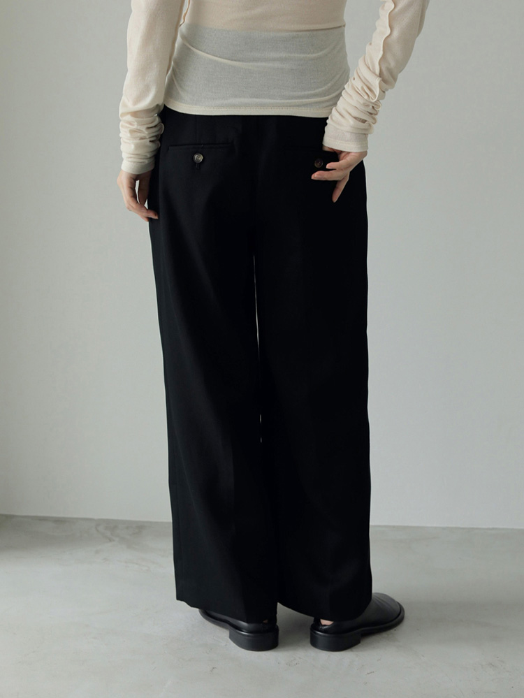 アンヌーク anuke 即日発送 【Reha.】Tuck Wide Pants 72410701 パンツ