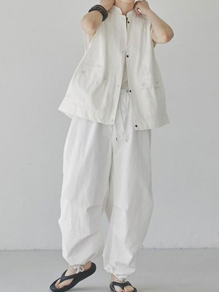ベスト+ジレ TODAYFUL - TODAYFUL Flappocket Cotton Vest TODAYFUL 【OUTLET SALE】トゥデイフル TODAYFUL即日発送 LIFE's