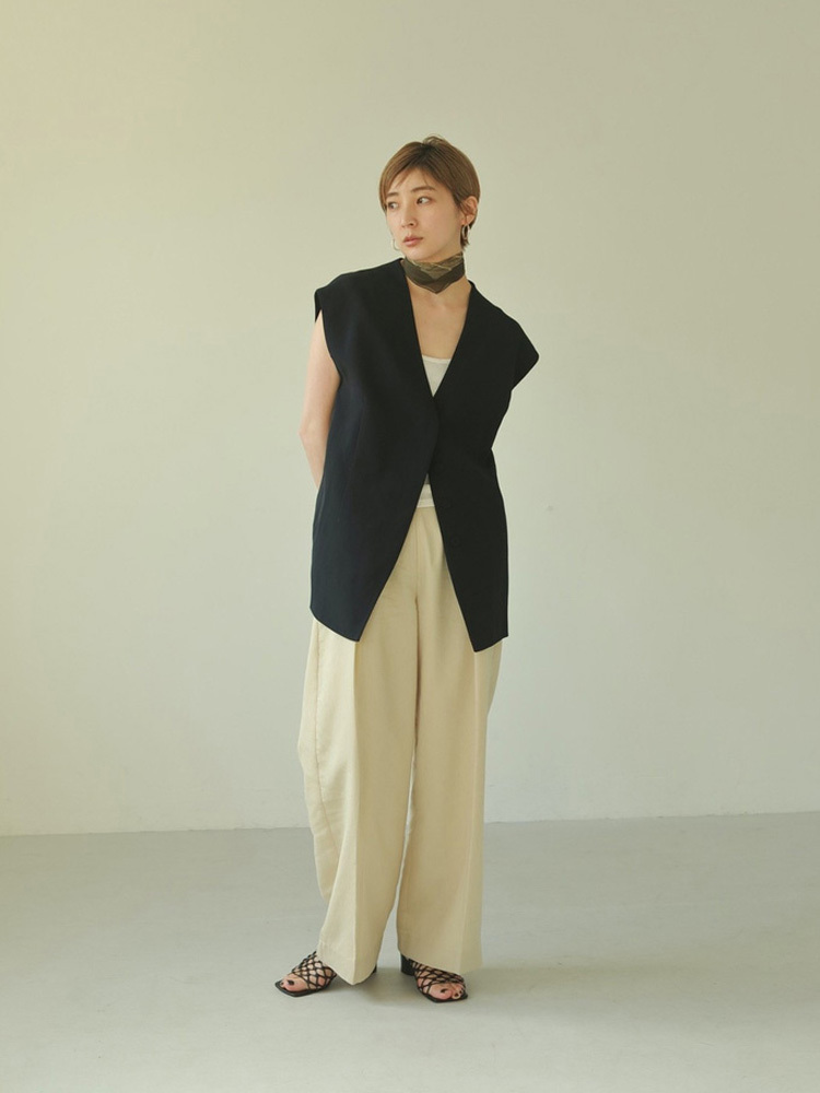 楽天市場】 TODAYFUL Collarless Twill Vest aob.adv.br