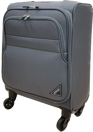 DUNLOP　ダンロップ キャリーケース 2DR4-47S 杢グレー　30L DUNLOP 【機内持込可 REFINED ソフトキャリーケース 47cm/30L