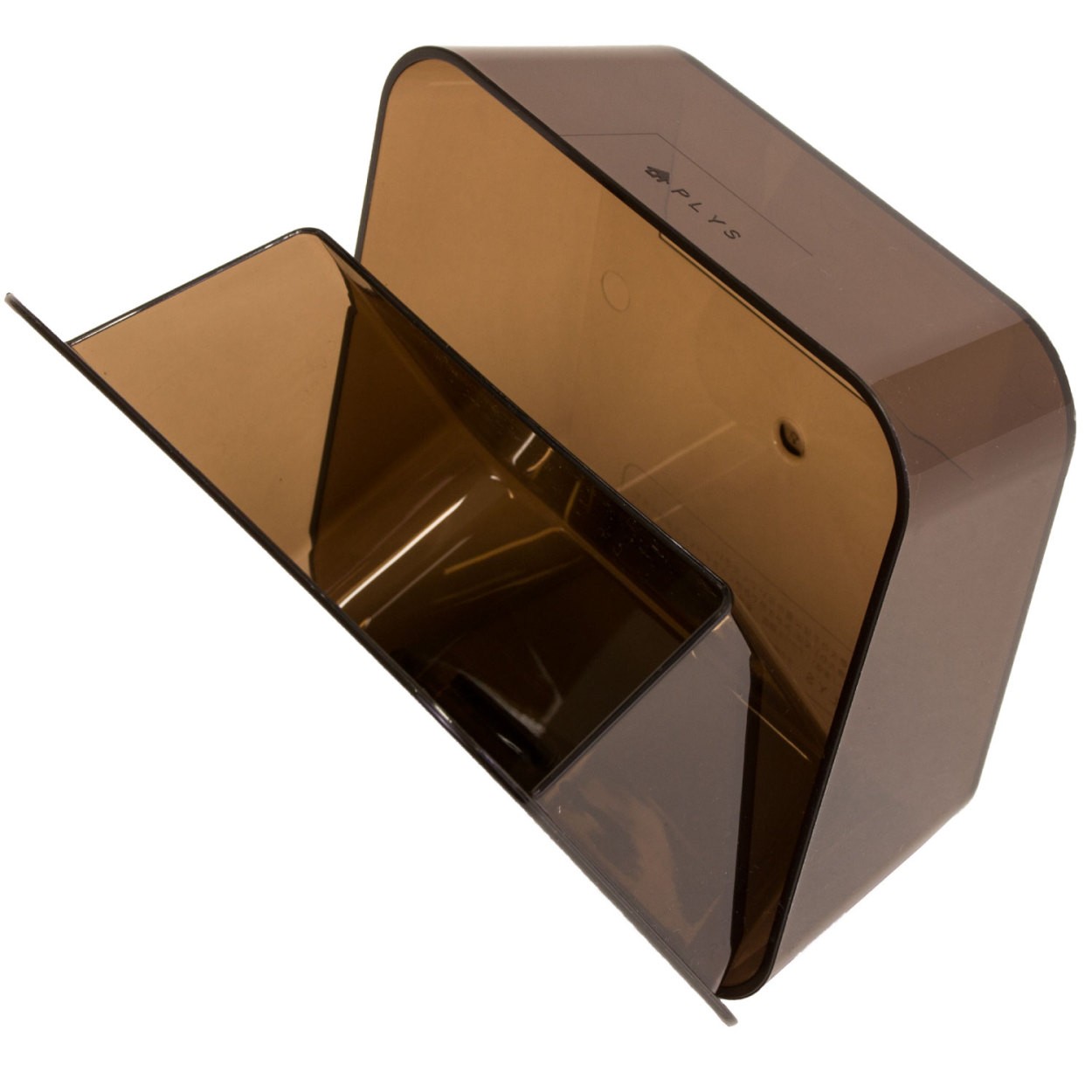 ゴミ箱 PLYS プリス ベイス 洗面ゴミ箱 小さい 壁 貼り付けられる マジックテープ クリア 小...