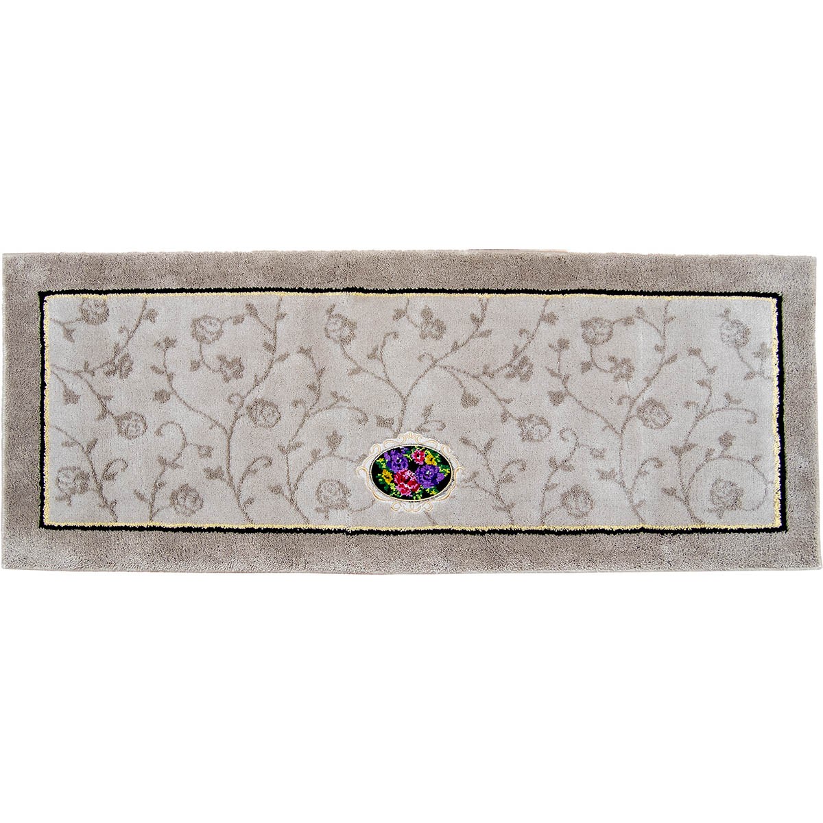 オカ キッチンマット 約120×45cm 洗える シェニールロゼ キッチン