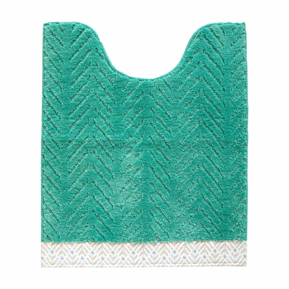 【色: ブルー】オカ ロング トイレマット フレッシュデオ 約75×63cm ブ フレッシュデオ トイレマット | オカ株式会社