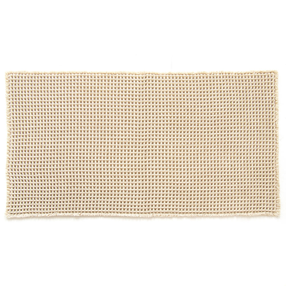 サウナマット ワッフル ( 1枚組 ) 60×110cm 業務用 おしゃれ サウナ マット サウナ用 ワッフル生地 両面 洗える 乾燥機可 大判 オカ | オカ | 01