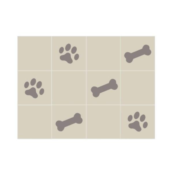 ペットマット タイルマット ピタペトモ 約45×45cm 12枚セット 約1.5畳 カーペット ペットラグ ペット 犬 ラグ 吸着 洗える 日本製 床暖房対応 オカ｜m-rug｜08