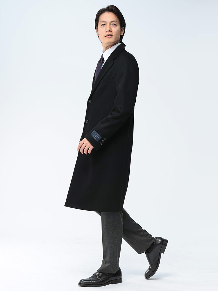チェスターコート メンズ ビジネス 紳士 Ermenegildo Zegna カシミヤ