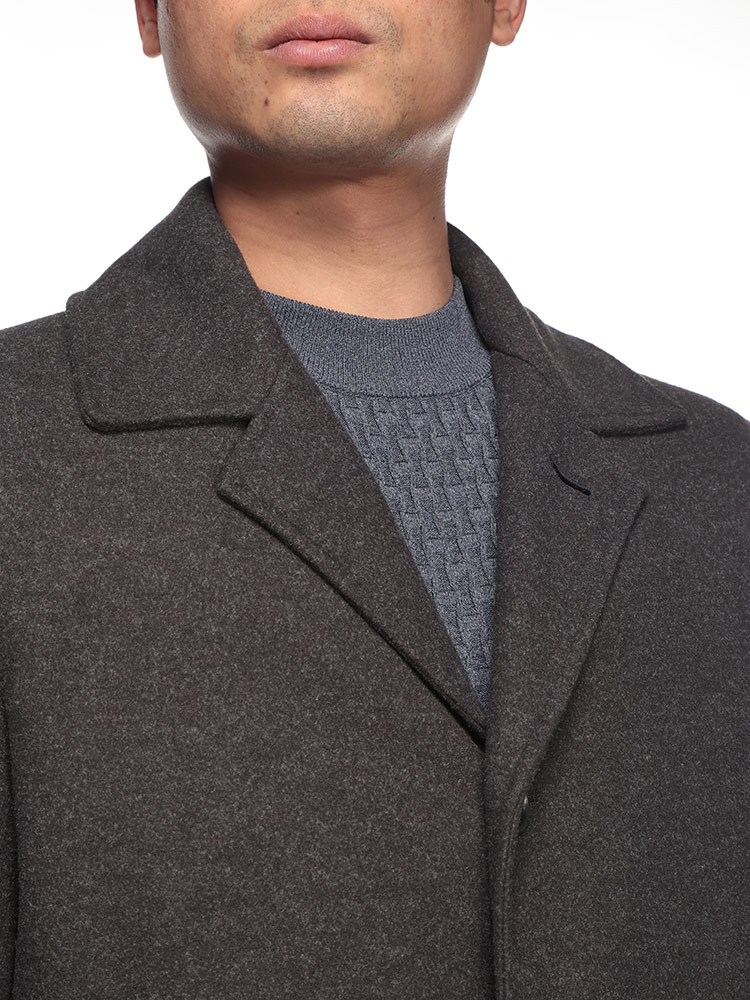 チェスターコート メンズ ビジネス 紳士 ふわかるWOOLLY+ ストレッチ