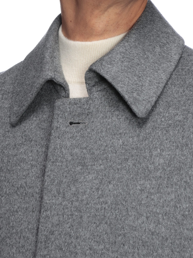 ハーフコート メンズ ビジネス 紳士 カシミヤ混 シングル アウター