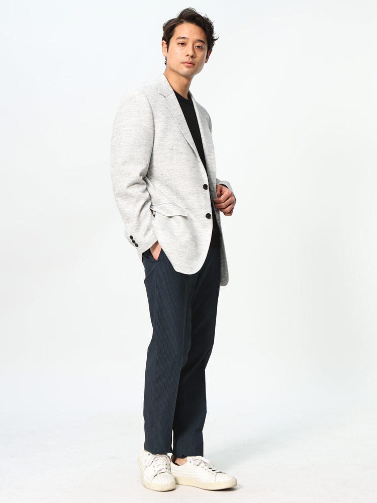 ジャケット テーラード メンズ ビジネス 紳士 ICHITEKI JAPAN FABRIC