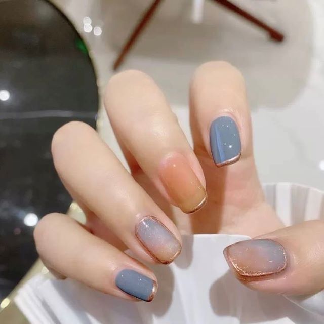 ネイルチップ ショート ネイルチップ 短い スクエア 韓国 ラインフレンチ ゴールドライン ネイルチップ オレンジ ネイルチップ 青 グラデーション Msc016 M S Sorelle 通販 Yahoo ショッピング