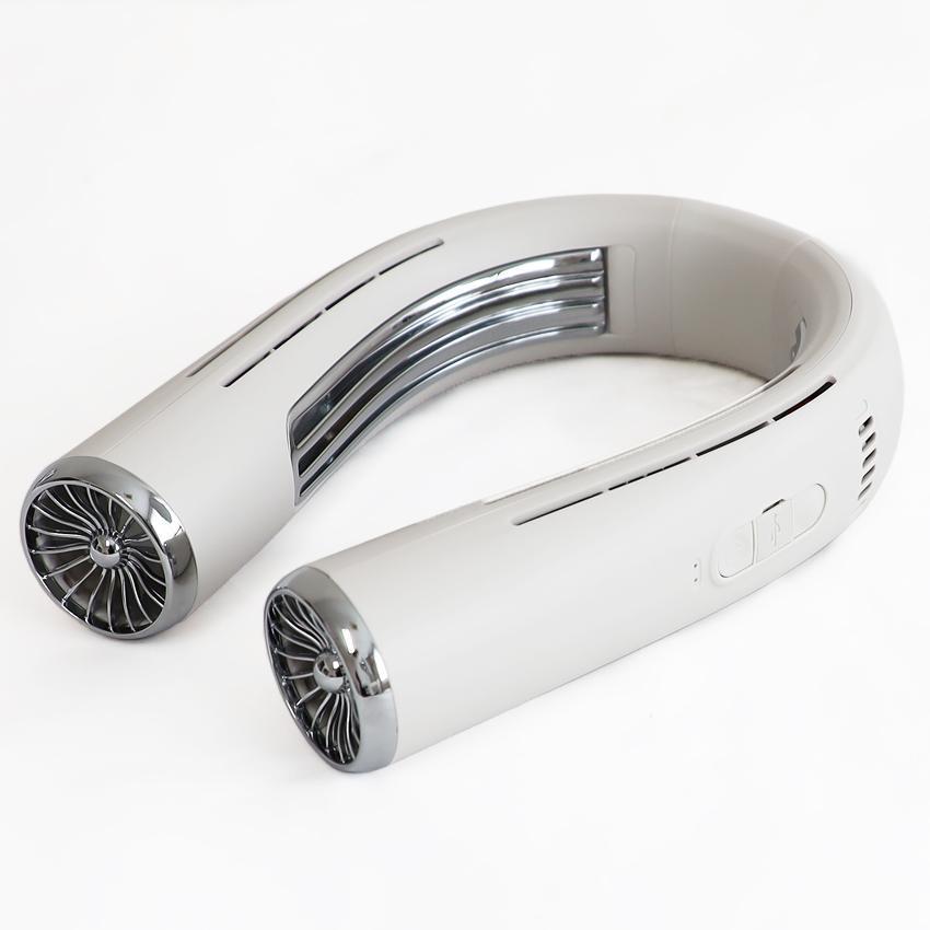 ネッククーラー 冷却プレート付 熱中症対策 節電 冷風 静音 首かけ