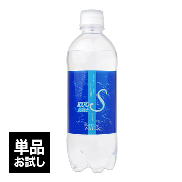 クオス 大分県日田産 炭酸水 500ml 強炭酸水 GV5.5 : お酒と食品の専門