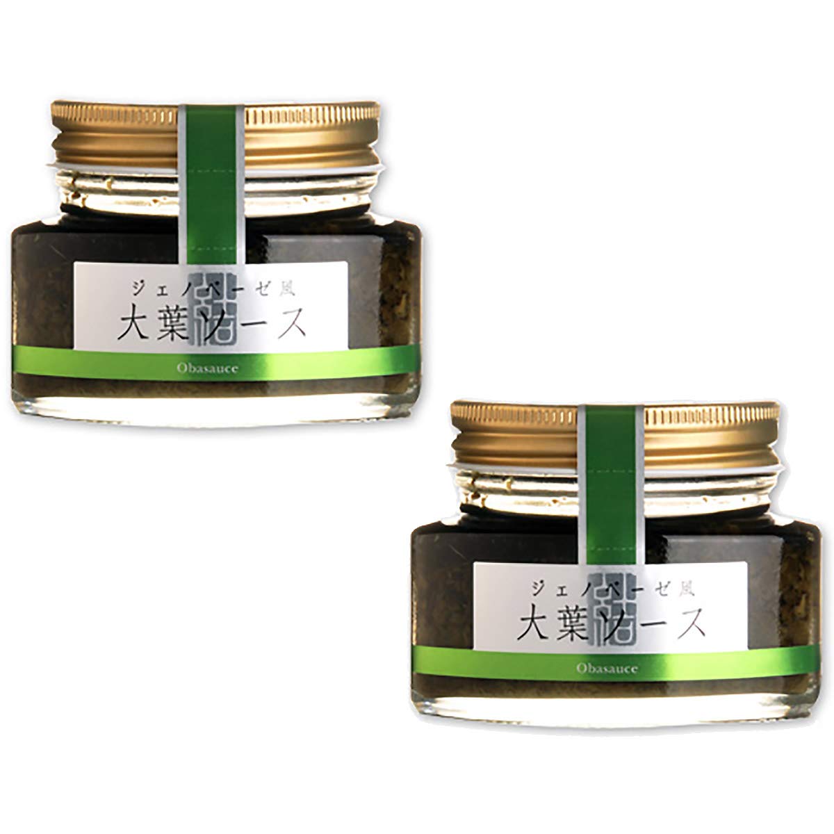 大葉ソース 100g 2個セット ジェノベーゼ風 大葉 大分県産 青じそ 薬草 ハーブ 今夜くらべてみました こんくら