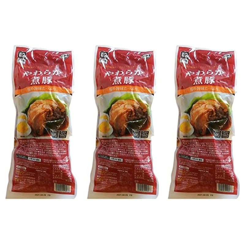Yahoo! Yahoo!ショッピング(ヤフー ショッピング)やわらか煮豚×3個 550g 業務スーパー 角煮 真空 冷蔵 お取り寄せ ソレダメ