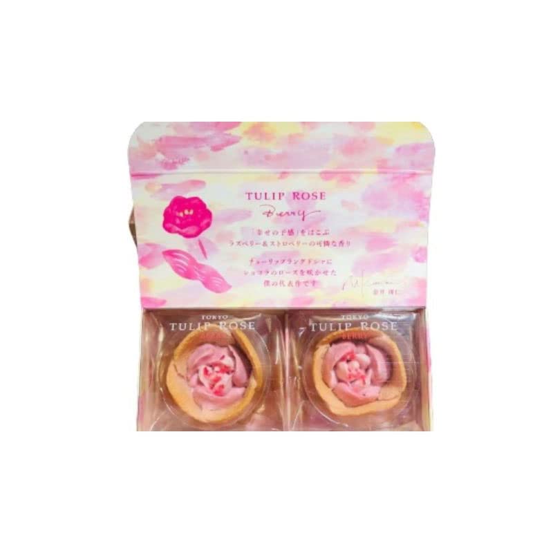 TOKYOチューリップローズ チューリップローズ ベリー 2個入 ×1箱 焼き菓子 ラングドシャ クッキー