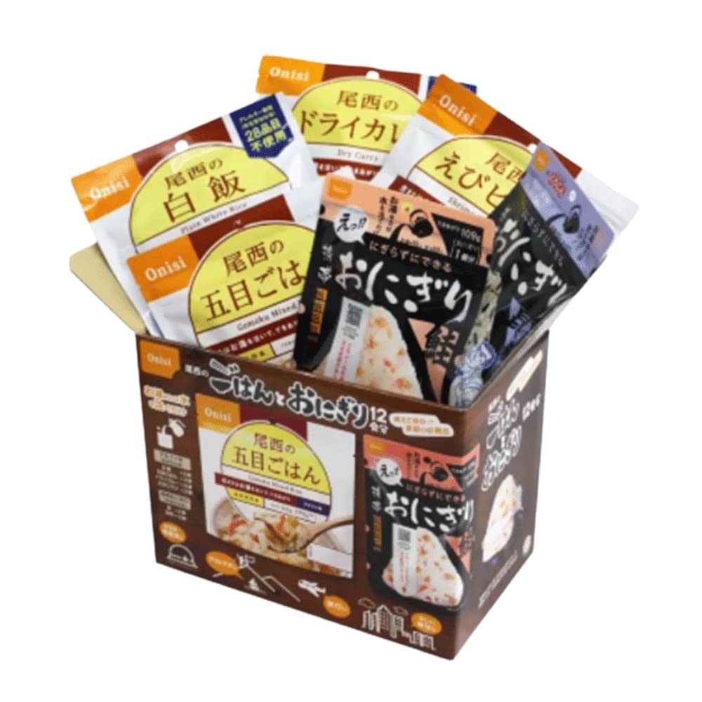 Yahoo! Yahoo!ショッピング(ヤフー ショッピング)コストコ 尾西食品 ごはんとおにぎりアソートセット 12食入 保存食 アルファ米