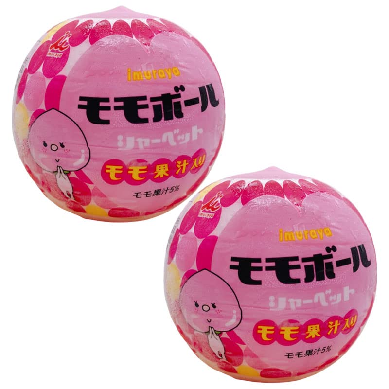 Yahoo! Yahoo!ショッピング(ヤフー ショッピング)井村屋 モモボール シャーベット 170ml×2個 冷凍 アイス シャーベット