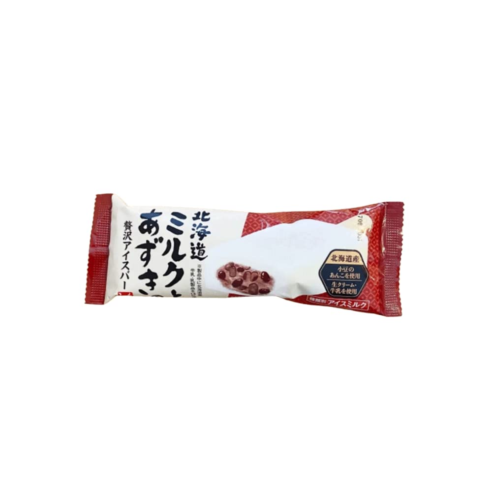 もへじ 北海道ミルクとあずきの贅沢アイスバー １個 70ml アイス アイスクリーム カルディ