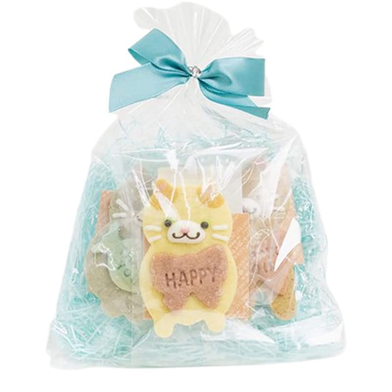 Yahoo! Yahoo!ショッピング(ヤフー ショッピング)いきものクッキー ねこちゃんクッキー 枚入ｘ1袋 プチギフト 猫 あさイチ