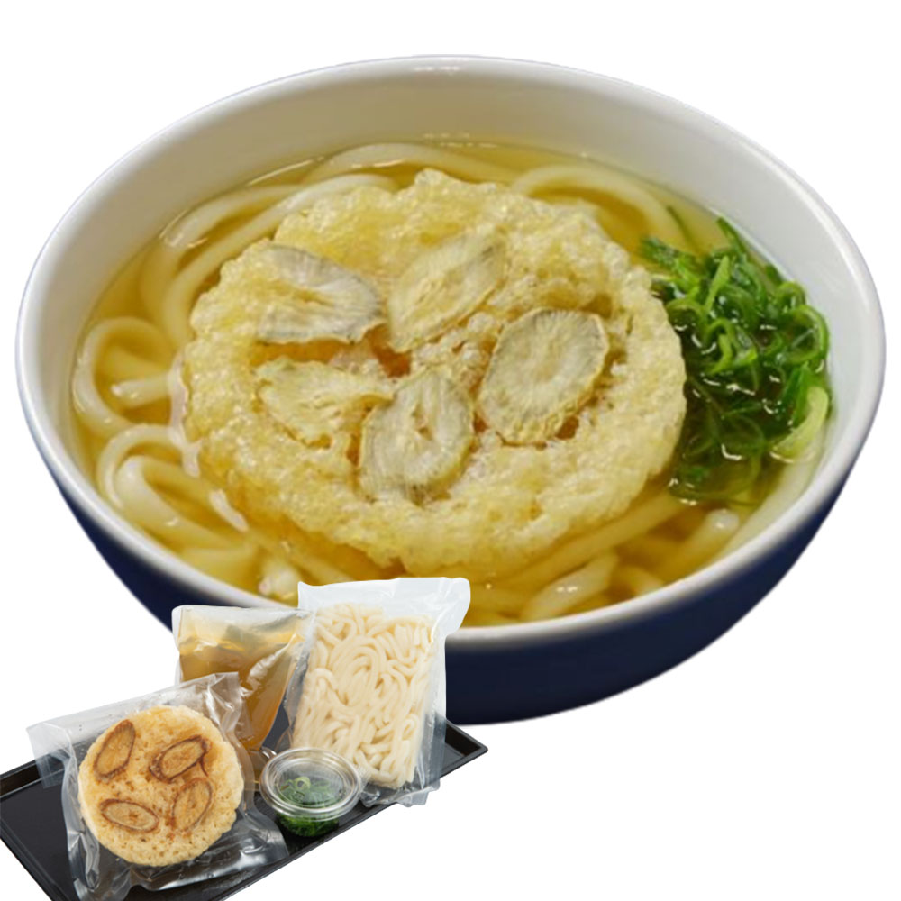 因幡うどん ごぼう天うどん 1人前 冷凍 麺 スープ 福岡 うどん 旅サラダ :a-ie-109-1:Macaron ヤフー店 - 通販 -  Yahoo!ショッピング