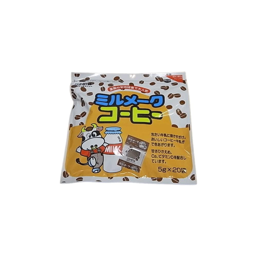 Yahoo! Yahoo!ショッピング(ヤフー ショッピング)OSHIMA ミルメークコーヒー 5g×20袋 粉末タイプ コーヒー牛乳 簡単調理