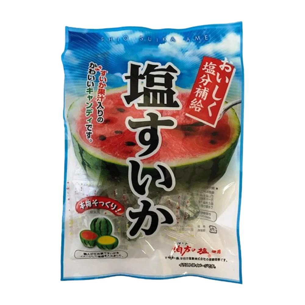 Yahoo! Yahoo!ショッピング(ヤフー ショッピング)宮川製菓 塩すいか飴 70g×1袋 すいか 塩飴 しおあめ 飴 塩分補給