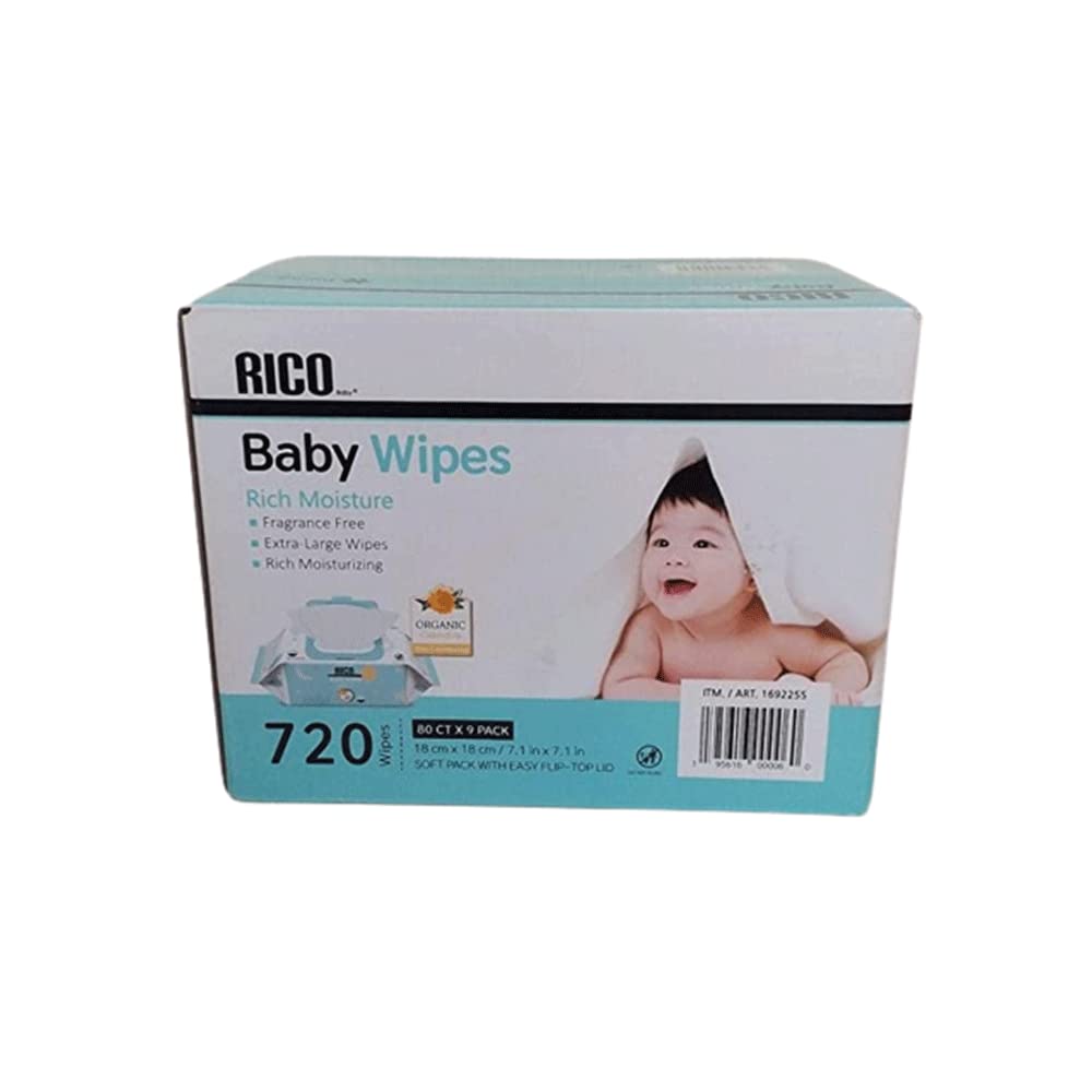 RICO おしりふき 720枚 おしり拭き 高保湿成分配合 便利