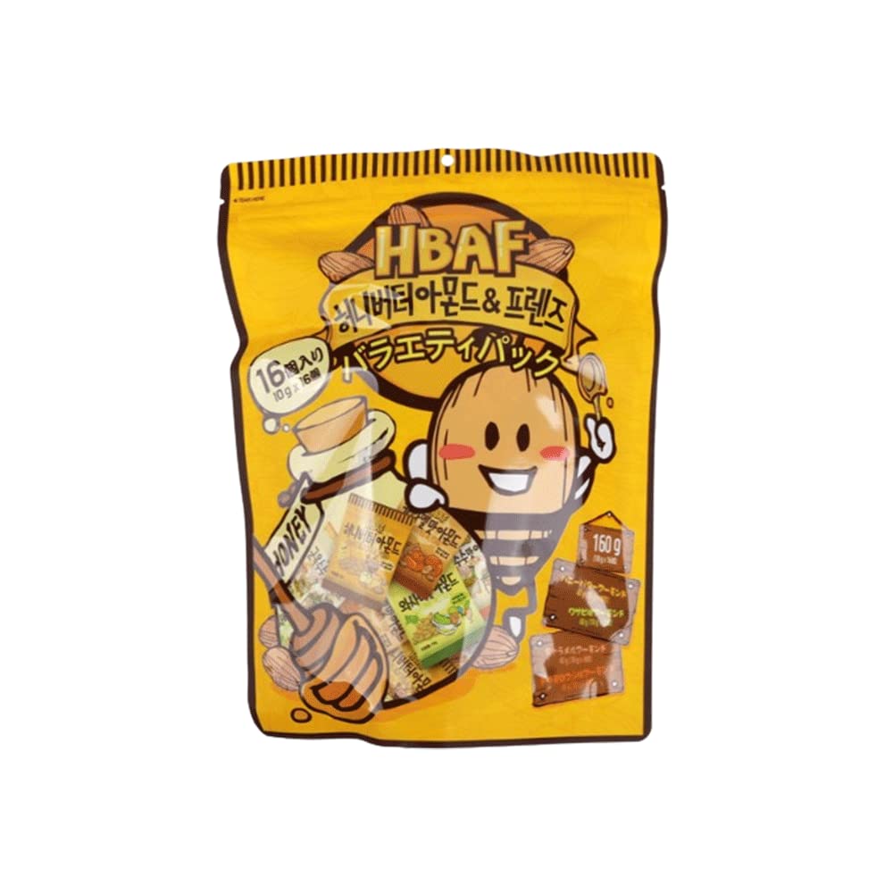 Yahoo! Yahoo!ショッピング(ヤフー ショッピング)HBAF ハニーバターアーモンドファクトリー バラエティパック 10g×16個 お菓子 おつまみ 韓国