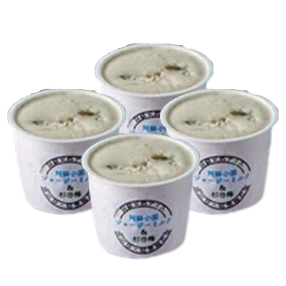 阿蘇天然アイス 梅アイス 120ml×4個 冷凍 バニラ 梅 うめ アイス スイーツ ラヴィット
