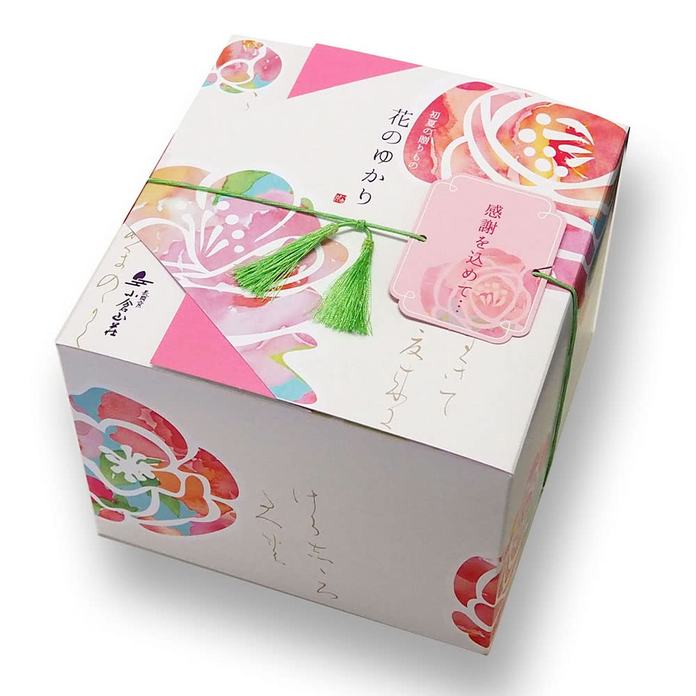 Yahoo! Yahoo!ショッピング(ヤフー ショッピング)小倉山荘 花のゆかり 1箱 手提げ袋付き 感謝を込めてのタグ付き おかき せんべい 煎餅 ゼリー 和菓子 お菓子