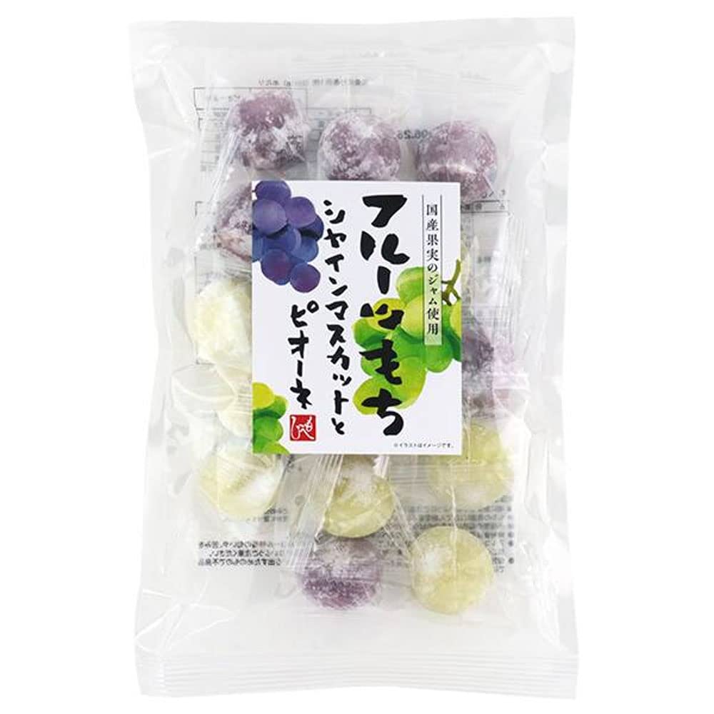 Yahoo! Yahoo!ショッピング(ヤフー ショッピング)カルディ もへじ フルーツもち シャインマスカットとピオーネ 198g×1袋 フルーツ餅 餅 もち お菓子