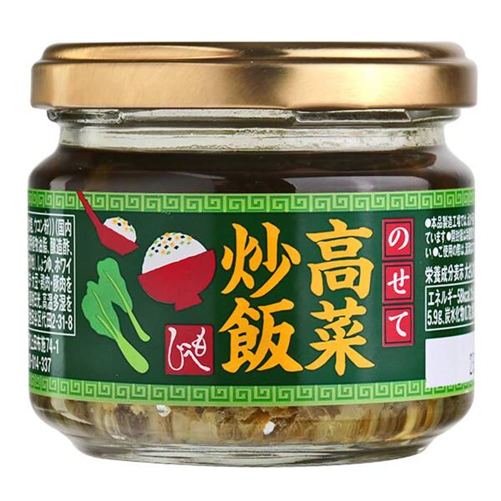 Yahoo! Yahoo!ショッピング(ヤフー ショッピング)カルディ もへじ のせて高菜炒飯 90g×1瓶 高菜チャーハン 高菜チャーハンの素 高菜炒飯の素 瓶詰め ご飯のお供 調味料 ウワサのお客様