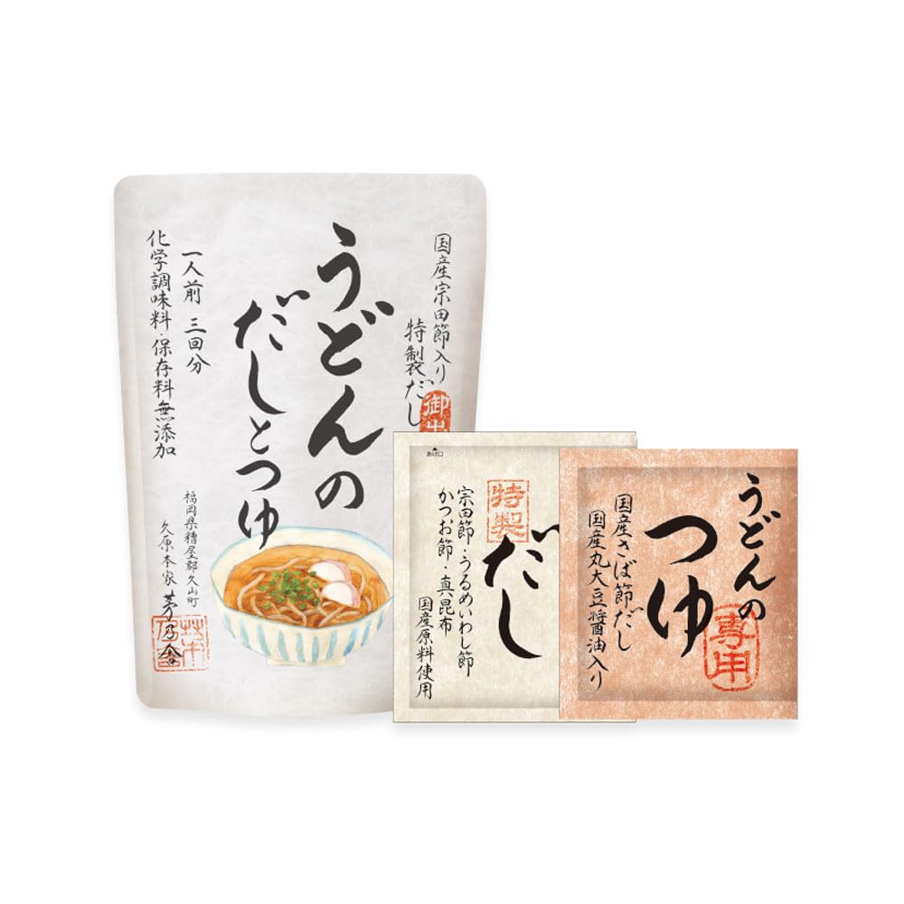 Yahoo! Yahoo!ショッピング(ヤフー ショッピング)茅乃舎 うどんのだしとつゆ 1袋（1人前×3回分） かやのや うどんだし うどんつゆ だしとつゆ だし 出汁 つゆ 麺のつゆ 専用つゆ