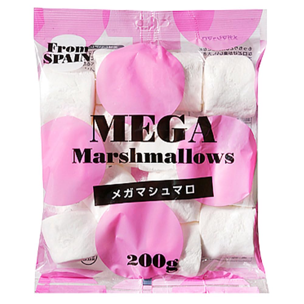 Yahoo! Yahoo!ショッピング(ヤフー ショッピング)業務スーパー メガマシュマロ 200g×1袋 マシュマロ マシマロ 大きい お菓子