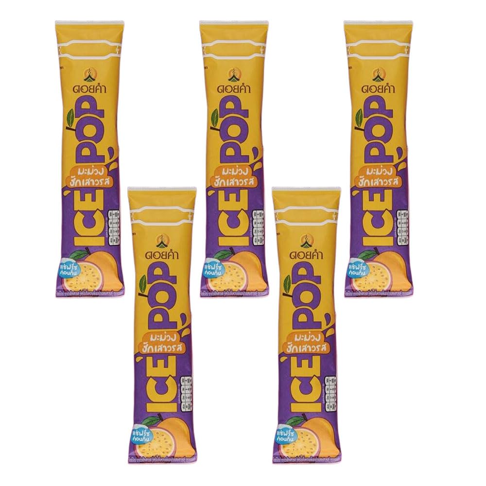 Yahoo! Yahoo!ショッピング(ヤフー ショッピング)カルディ ドイカム アイスポップ マンゴー＆パッションフルーツ 85ml×5袋 常温 凍らせて食べる アイス アイスバー アイスキャンデー お菓子