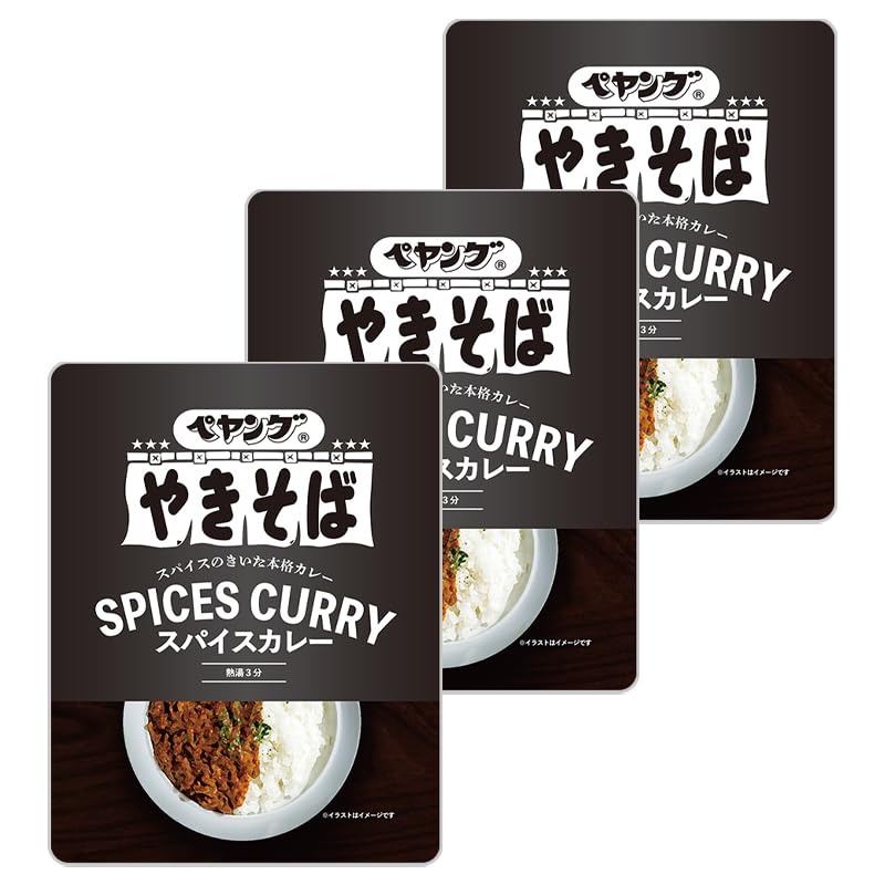 Yahoo! Yahoo!ショッピング(ヤフー ショッピング)ペヤング スパイスカレー やきそば 122g×3個 焼きそば やきそば カップ麺 本格 カレー味