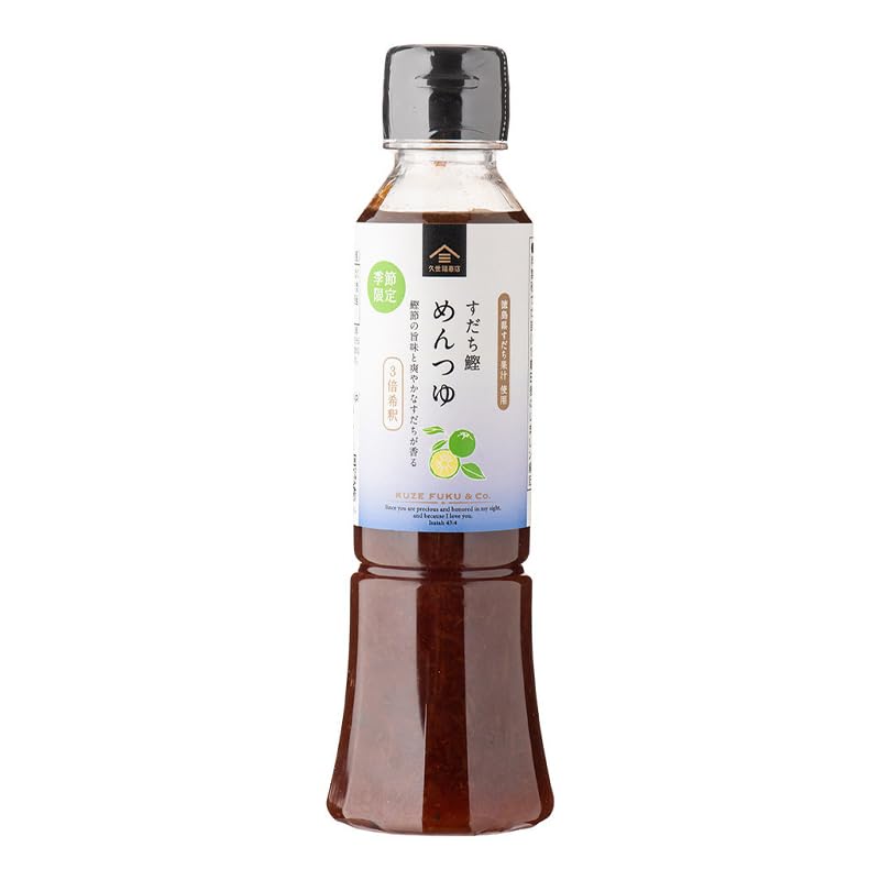 Yahoo! Yahoo!ショッピング(ヤフー ショッピング)久世福 すだち鰹めんつゆ 195ml×1本 麺つゆ 3倍希釈 濃縮 すだち 調味料