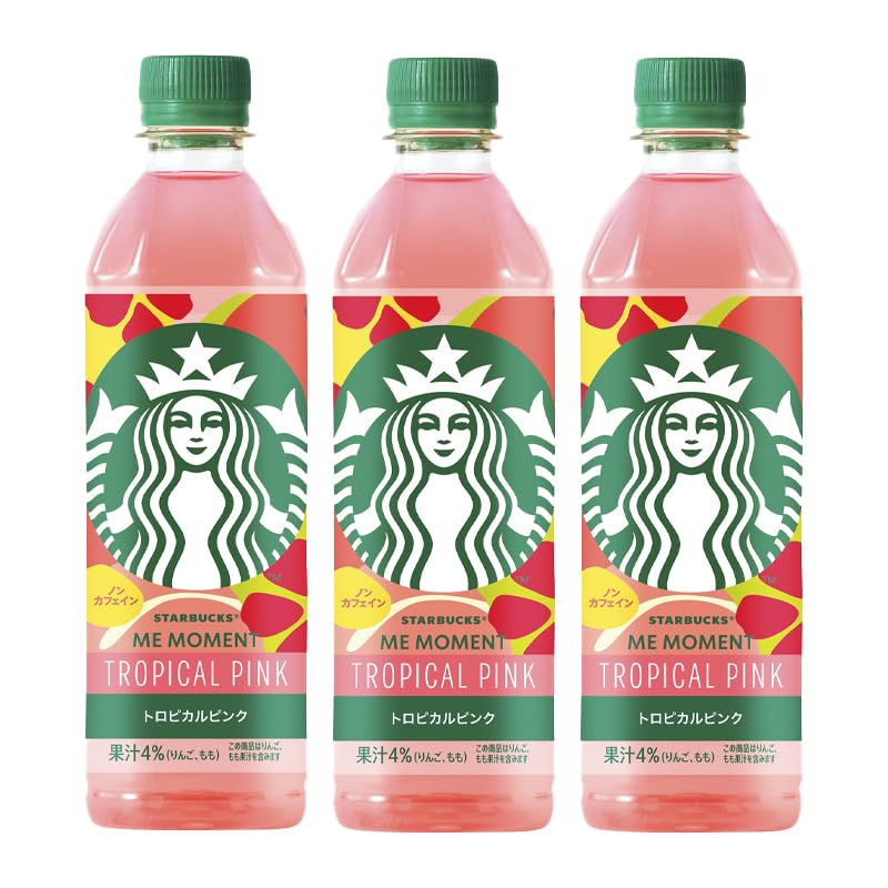 Yahoo! Yahoo!ショッピング(ヤフー ショッピング)スターバックス ME MOMENT トロピカルピンク 500ml×3本 スタバ ジュース ドリンク ノンカフェイン セブニレブン セブン セブイレ