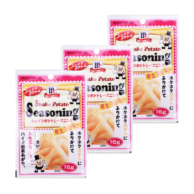 Yahoo! Yahoo!ショッピング(ヤフー ショッピング)ポテトシーズニング 明太子バター 16g×3袋 調味料 シーズニング フライドポテト 粉末 かける
