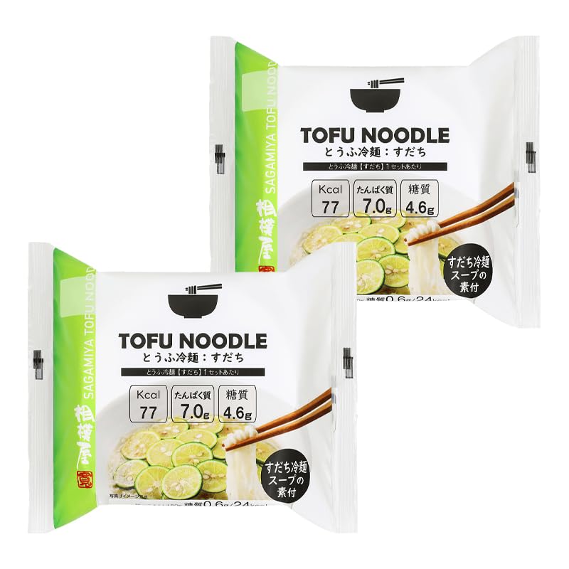 Yahoo! Yahoo!ショッピング(ヤフー ショッピング)相模屋 とうふ冷麺 すだち ×2個 豆腐 麺 ヌードル 豆乳 冷蔵 低カロリー ヘルシー