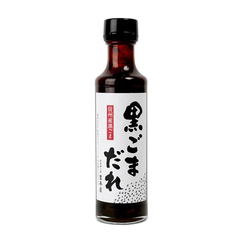 Yahoo! Yahoo!ショッピング(ヤフー ショッピング)豊年屋 黒ごまだれ 200ml ×1本 たれ タレ 調味料 万能 黒ゴマ 黒胡麻