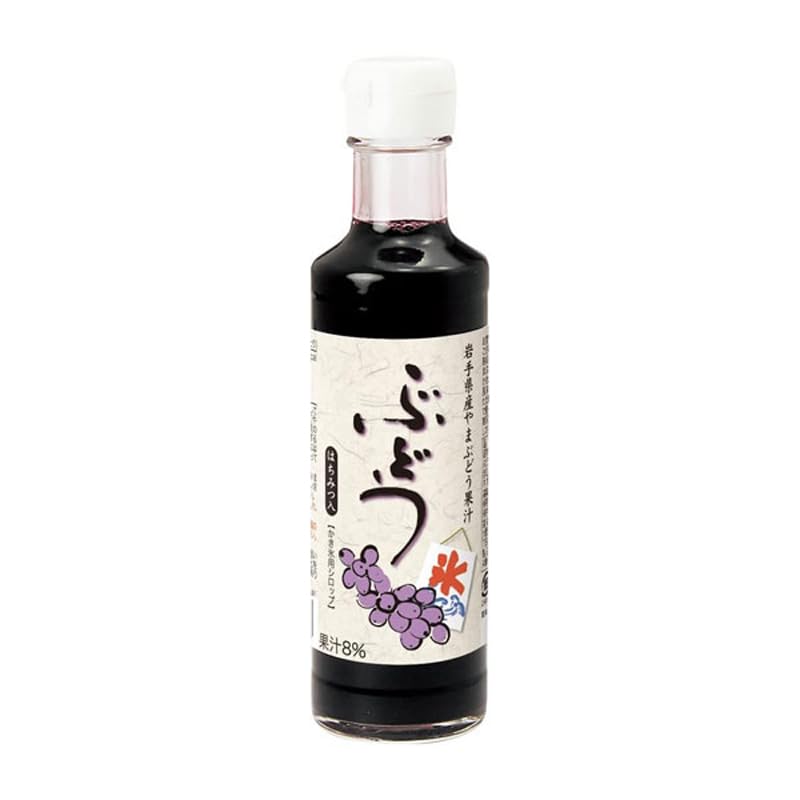 Yahoo! Yahoo!ショッピング(ヤフー ショッピング)中村商店 かき氷用シロップ ぶどう 200ml×1本 カキ氷 シロップ 葡萄 ブドウ 瓶 高級