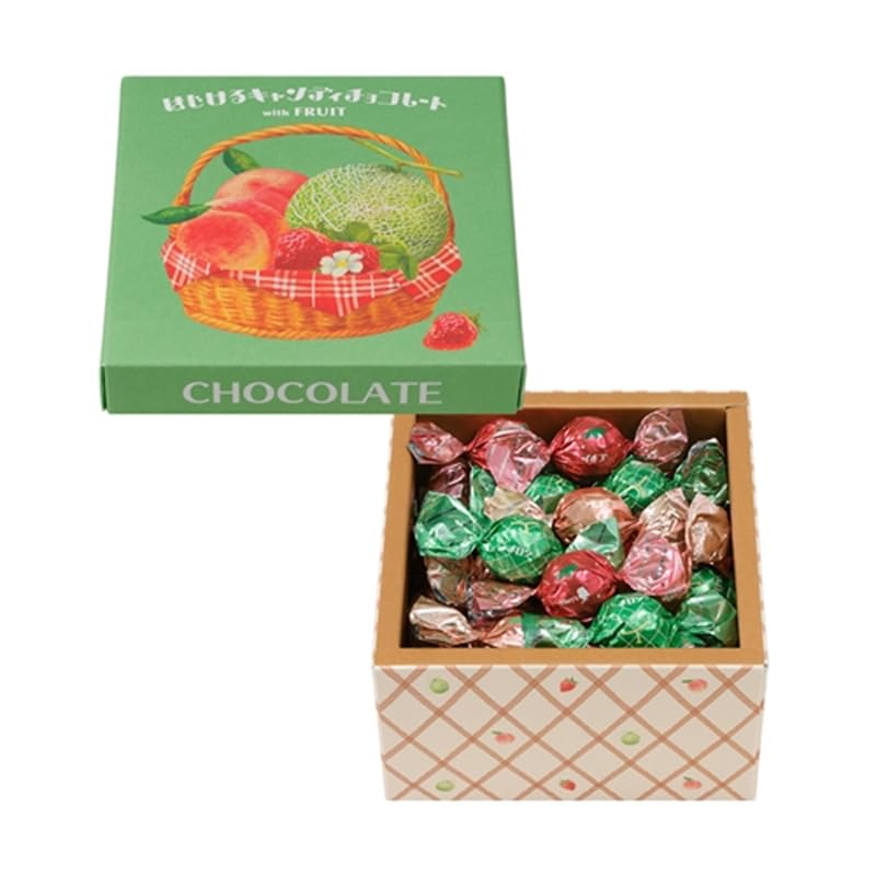 メリー はじけるキャンディチョコレート with FRUIT ×1箱(24個入り) チョコレート チョコ