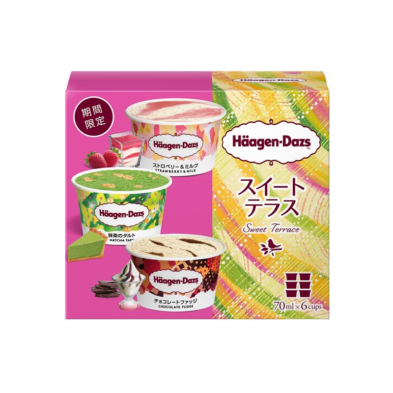 ハーゲンダッツ スイートテラス ×1箱(70ml×6個入) アイス アイスクリーム 冷凍 カップ アソート 詰め合わせ ギフト セット
