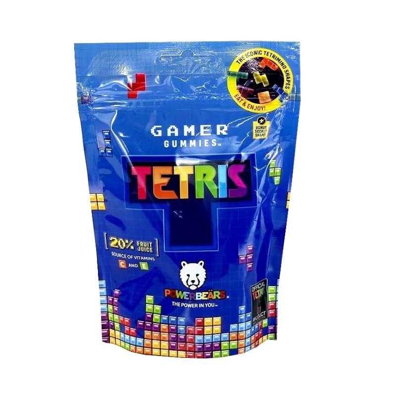 Yahoo! Yahoo!ショッピング(ヤフー ショッピング)パワーベアーズ テトリスグミ 125g×1袋 グミ お菓子 アソート ゲーム バラエティ