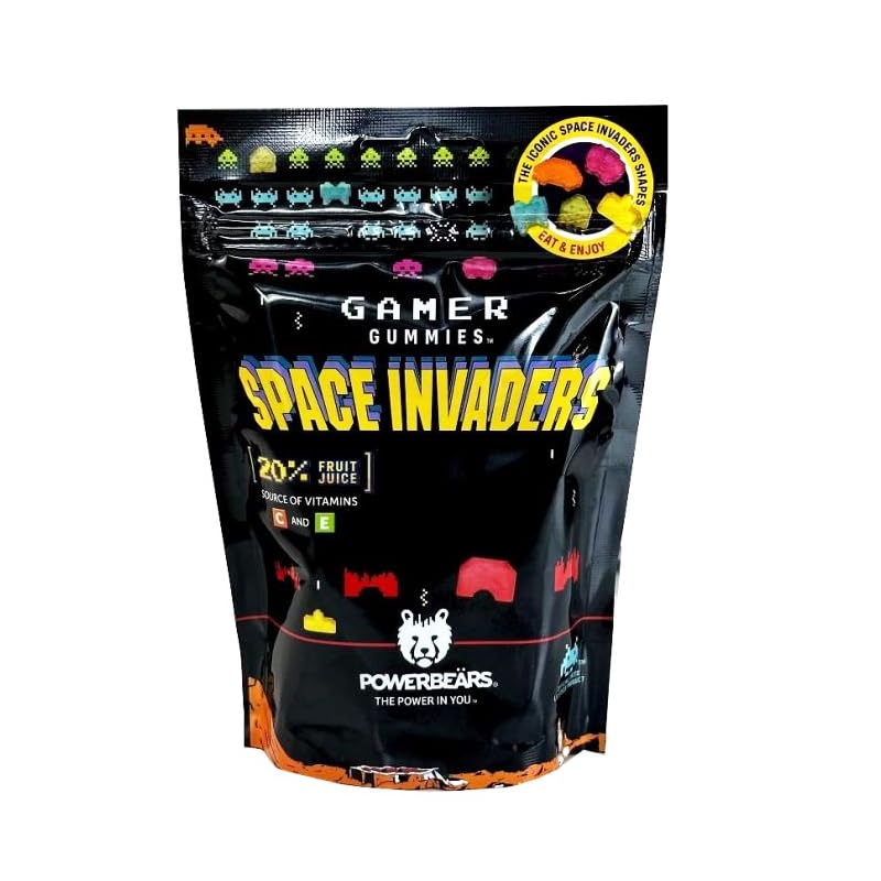 Yahoo! Yahoo!ショッピング(ヤフー ショッピング)パワーベアーズ スペースインベーダーグミ 125g×1袋 グミ お菓子 アソート ゲーム バラエティ