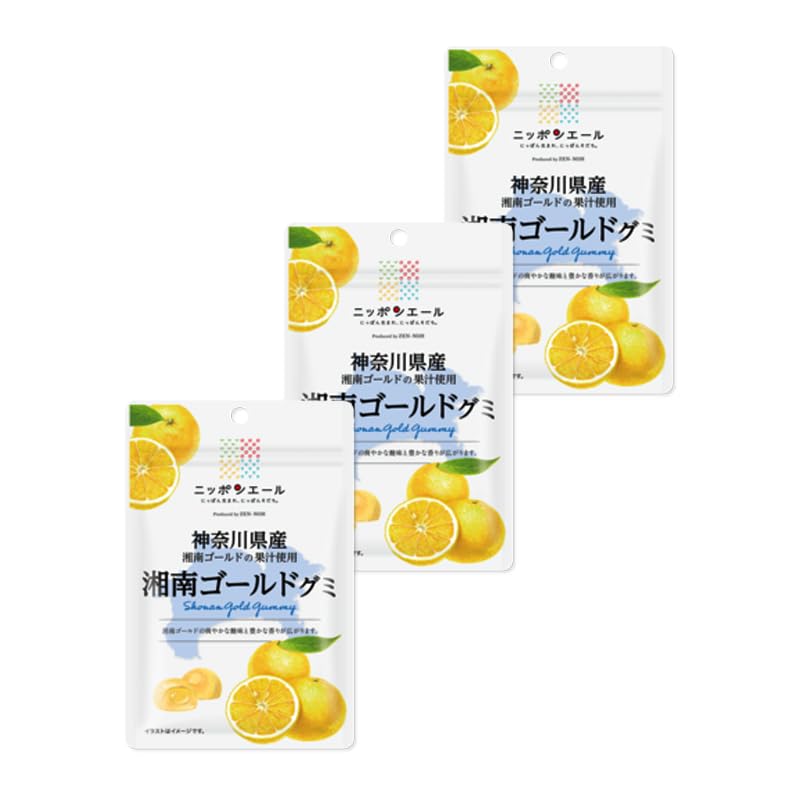 Yahoo! Yahoo!ショッピング(ヤフー ショッピング)全国農協食品 神奈川県産湘南ゴールドグミ 40g×3袋 グミ お菓子 柑橘 ゴールド フルーツ ご当地