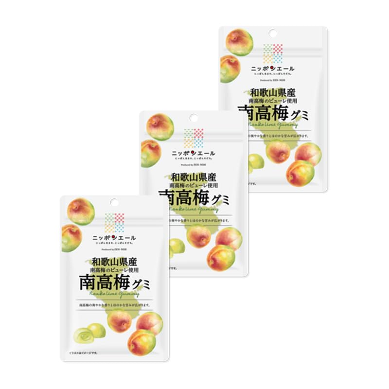 Yahoo! Yahoo!ショッピング(ヤフー ショッピング)全国農協食品 和歌山県産南高梅グミ 40g×3袋 グミ お菓子 梅 うめ ウメ フルーツ ご当地