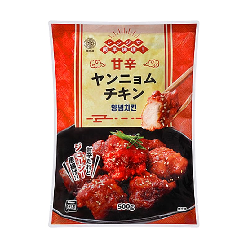 Yahoo! Yahoo!ショッピング(ヤフー ショッピング)業務スーパー 甘辛ヤンニョムチキン 500g×1袋 ヤンニョムチキン 韓国 冷凍 おかず おつまみ レンジ 簡単調理 手軽