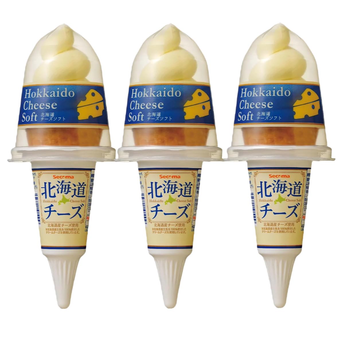 Yahoo! Yahoo!ショッピング(ヤフー ショッピング)セコマ 北海道チーズソフト 170ml×3個 ソフトクリーム アイスクリーム アイス 冷凍